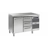 Gram Gram Gastro refrigerated workbench | 1 door | 3 drawers