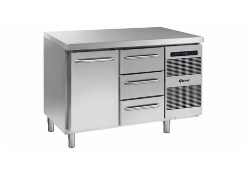  Gram Gram Gastro refrigerated workbench | 1 door | 3 drawers 