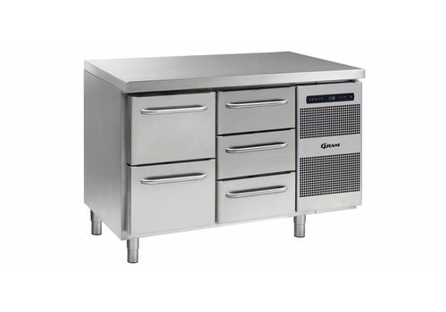  Gram Gram Gastro refrigerated workbench | 1 x 2 drawers | 1 x 3 drawers 