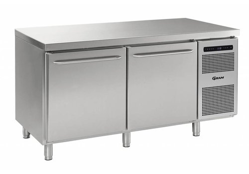  Gram Banc de travail réfrigéré Gram Gastro | 2 portes | 586 litres 