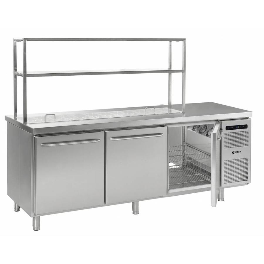 Banc de travail réfrigéré Gram Gastro | 3 portes | 3 x 1/1 GN