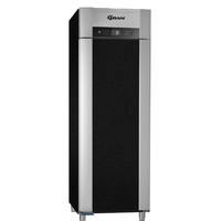 Gram RVS koelkast enkeldeurs zwart | 2/1 GN | 610liter