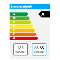 Gram RVS koelkast enkeldeurs zwart | 2/1 GN | 610liter