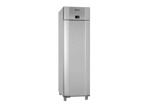  Gram Réfrigérateur à porte simple en acier inoxydable/argent vario | 465 litres 