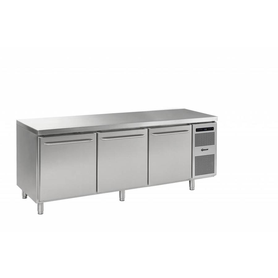 Banc de travail réfrigéré Gram Gastro | 3 portes | 865 litres