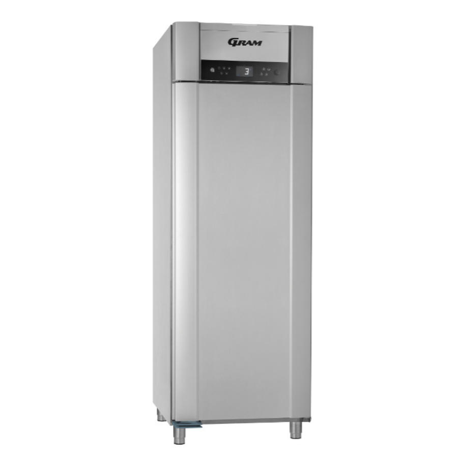 Réfrigérateur Gram en acier inoxydable avec refroidissement en profondeur | 2\1 GN | 610 litres