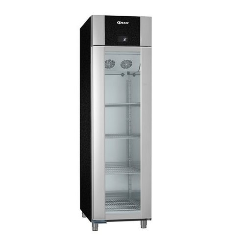  Gram RVS koelkast enkeldeurs | Euronorm | 465 L 