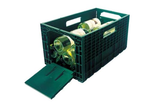  HorecaTraders Coffret de rangement pour vin Clément | Vert 