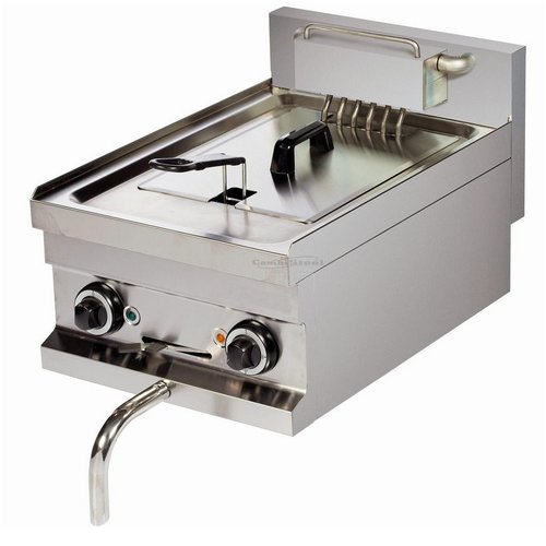  Combisteel Elektrische Fritteuse mit Ablaufschlauch - 1 x 8 Liter 