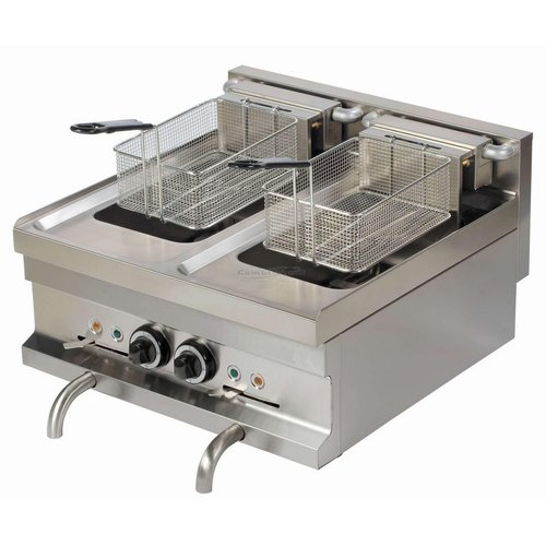  Combisteel Pro electric fryer - 2 x 8 Liter 