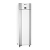 Gram Réfrigérateur réfrigéré en acier inoxydable à une porte, blanc