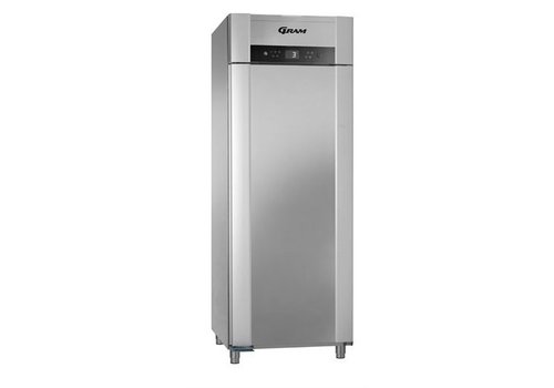  Gram Réfrigérateur Gram en acier inoxydable à porte unique | 2/1 GN | 614 litres 