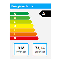 Gram RVS koelkast enkeldeurs | 2/1 GN | 614liter