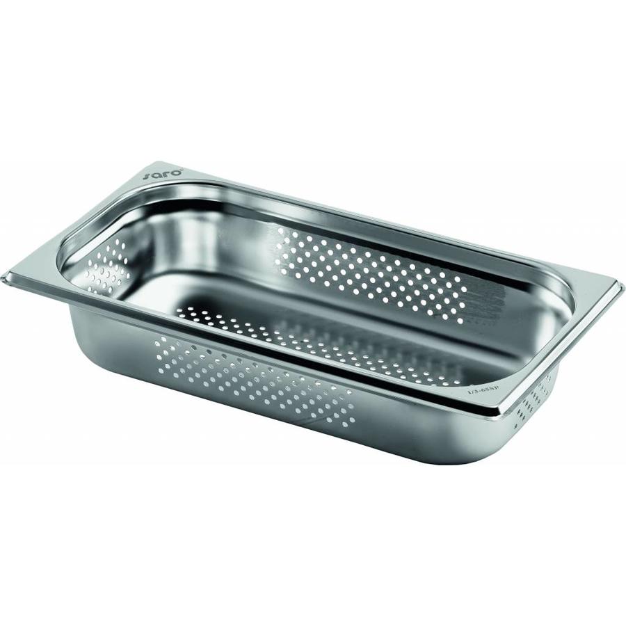 Gastronorm containers stainless steel perforated GN 1/3 | stainless steel