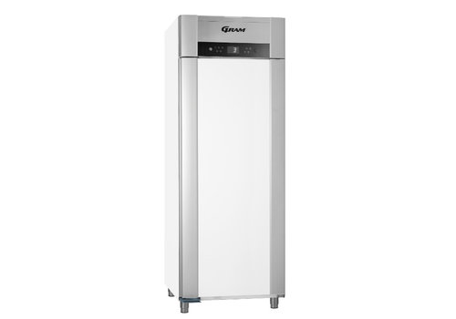  Gram réfrigérateur une porte blanc | 2/1 GN | 614 litres 