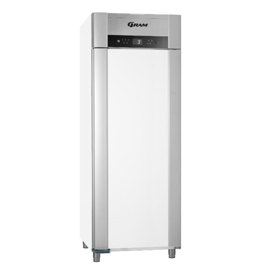 Gram refrigerator single door white 2/1 GN | 614 liters