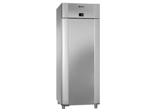  Gram Réfrigérateur en acier inoxydable à porte unique | 2/1 GN | 614 litres 
