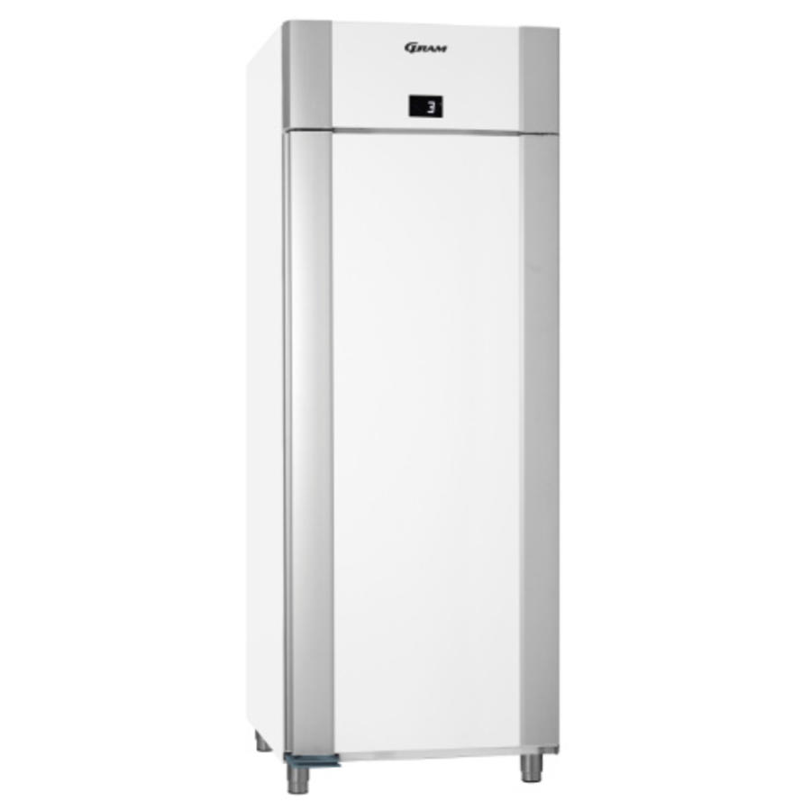 Gram stainless steel refrigerator single door white | 2/1 GN | 614 litres