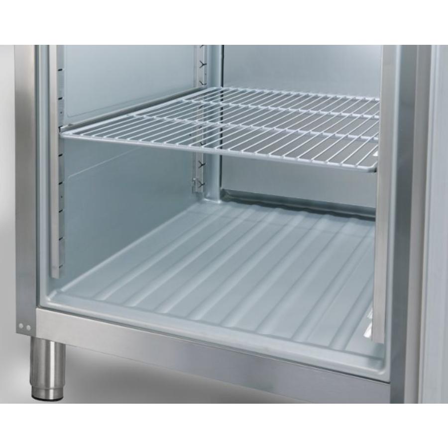 Réfrigérateur en acier inoxydable blanc | 583 litres