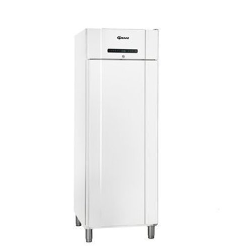  Gram RVS bewaarkoelkast met droge werking wit | 400x600mm 