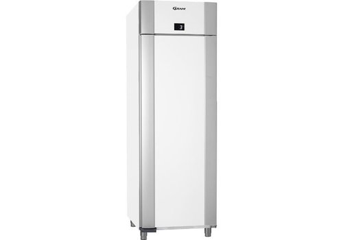  Gram Porte simple standard européenne en acier inoxydable blanc | 465 litres 