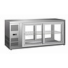 HorecaTraders Pastry display case with 2 sides of glass