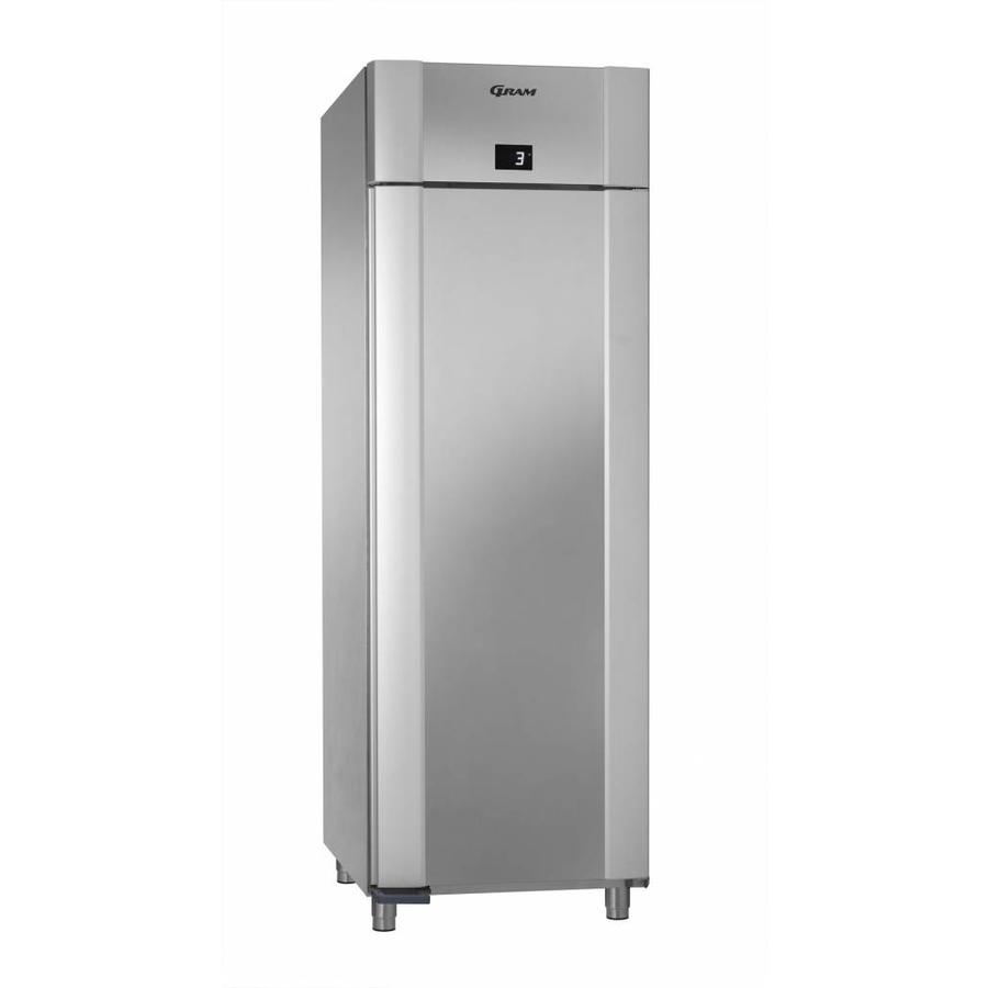 Gram Edelstahlkühlschrank mit Tiefkühlung | 610 Liter