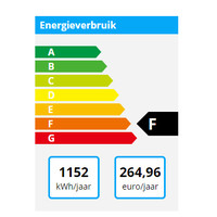 Gram RVS koelkast | 560liter