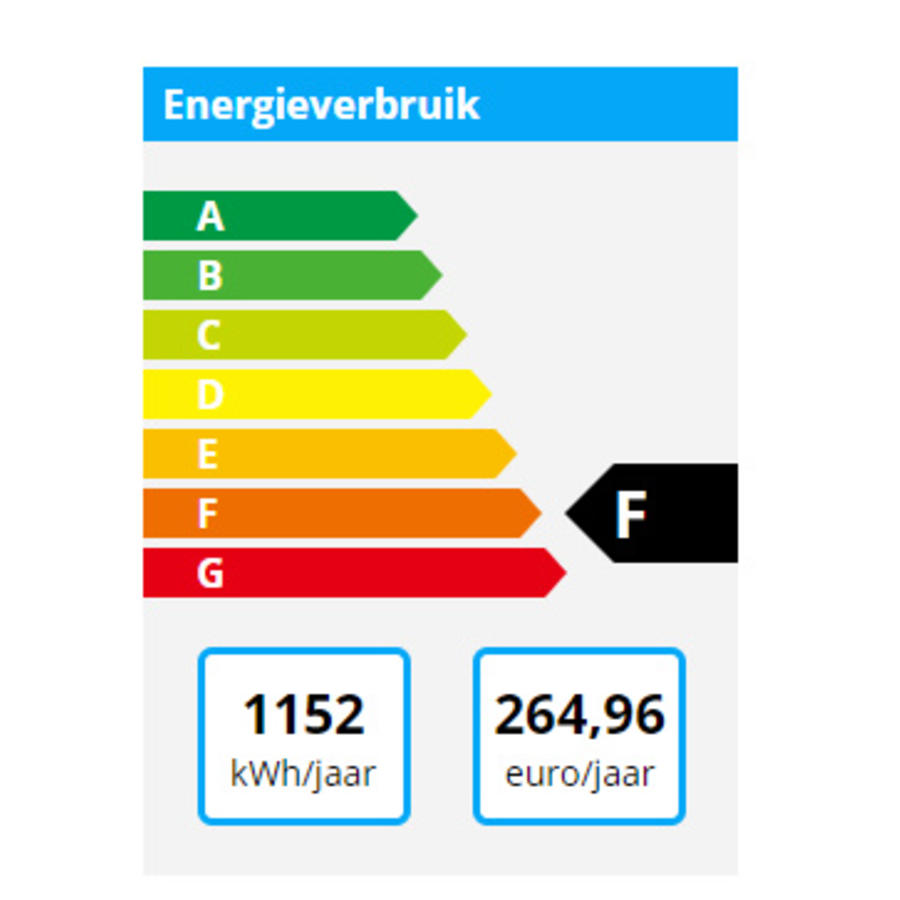 RVS koelkast | 560liter