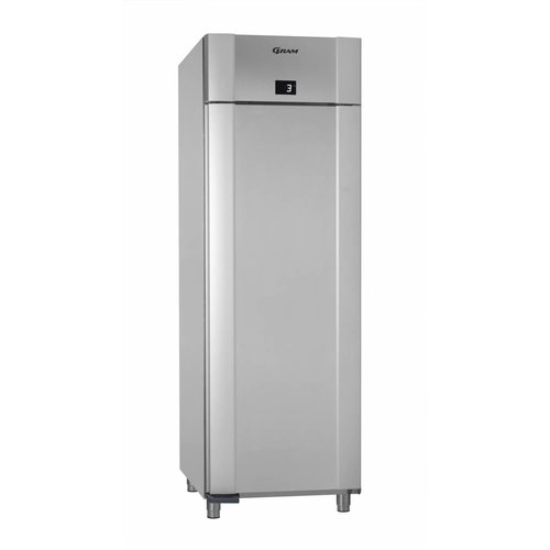  Gram Gram RVS koelkast Enkeldeurs | 610 Liter - Vario Silver 