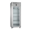 Gram Réfrigérateur à porte simple en verre en acier inoxydable | 2 / 1GN