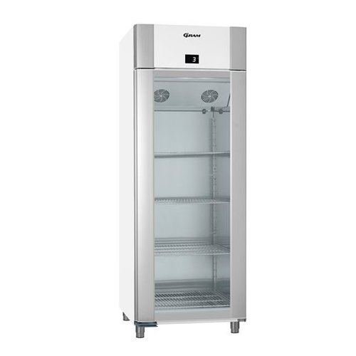  Gram Economical Eco Fridge White 2/1GN | 614 litres 