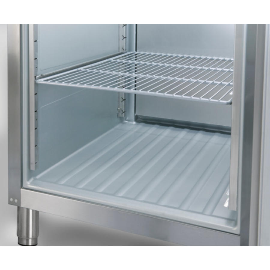 Réfrigérateur double porte en acier inoxydable Gram | 1400 litres