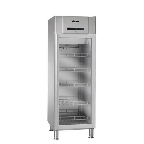  Gram Réfrigérateur en acier inoxydable avec porte en verre 230 volts | 583 litres 