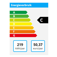 RVS koelkast wit | 346liter
