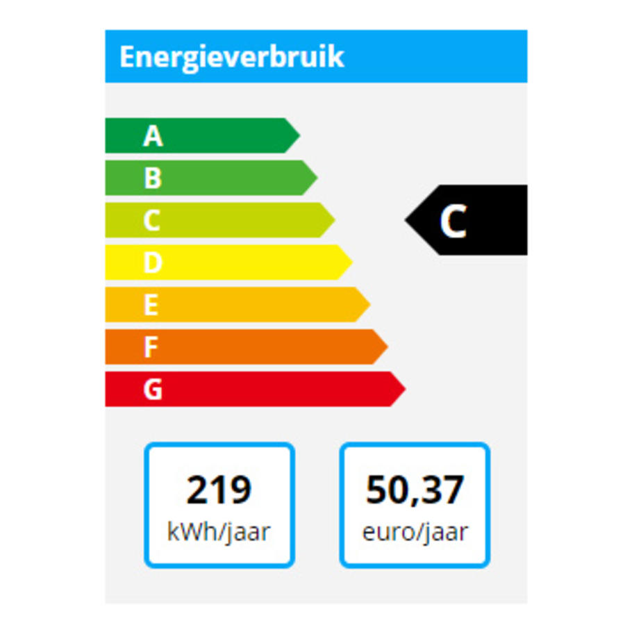 RVS koelkast wit | 346liter