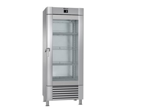  Gram Porte vitrée de réfrigérateur en acier inoxydable pour l'hospitalité | 603 litres 