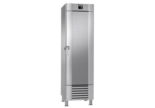  Gram Réfrigérateur à porte simple en acier inoxydable Gram | 407 litres 