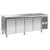 Refrigerated Workbench 4 Doors 1/1GN | 668 litres