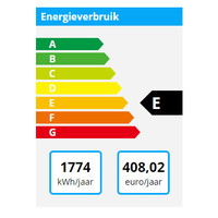 Gram RVS dieptekoeling dubbeldeurs | 1400liter