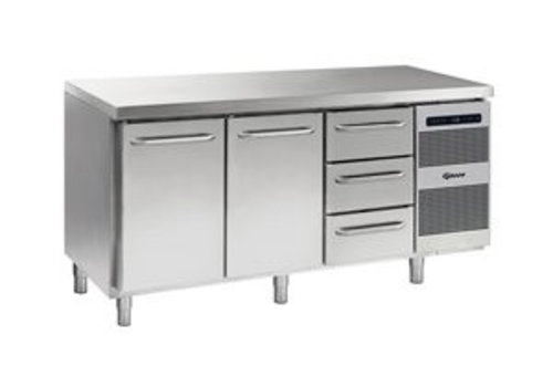  Gram Hoshizaki Refrigerated workbench stainless steel 2 doors and 3 drawers | 506 liters 