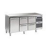 Gram Refrigerated Workbench Stainless Steel 1 Door and 4 Drawers | 506 litres