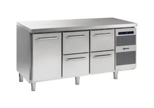  Gram Refrigerated Workbench Stainless Steel 1 Door and 4 Drawers | 506 litres 