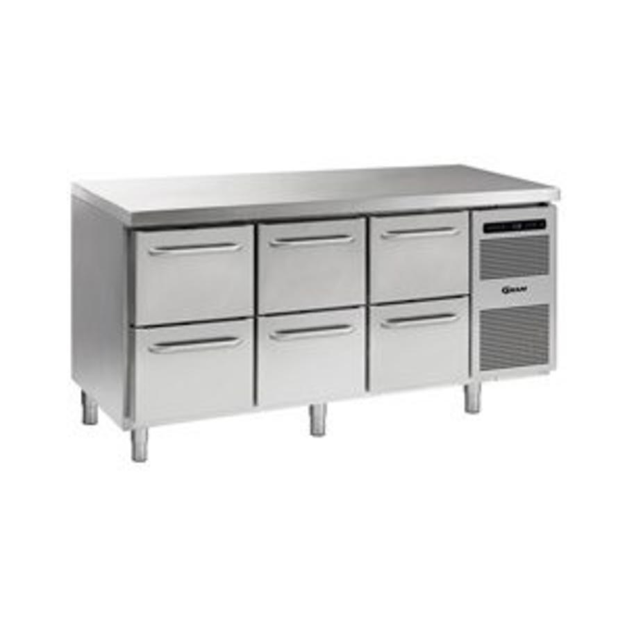 Cool Workbench Stainless Steel 6 Drawers | 506 litres