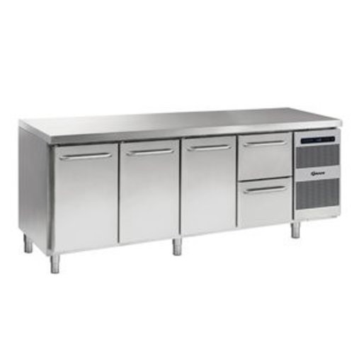  Gram Spacious Refrigerated Workbench 2 Drawers and 3 Doors | 668 litres 