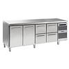 Refrigerated Workbench Professional 4 Drawers and 2 Doors | 668 litres