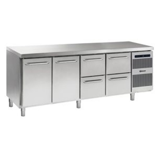  Gram Refrigerated Workbench Professional 4 Drawers and 2 Doors | 668 litres 