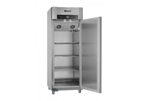  Gram Gram Vario Silver freezer single door | 2/1 GN | 614 litres 