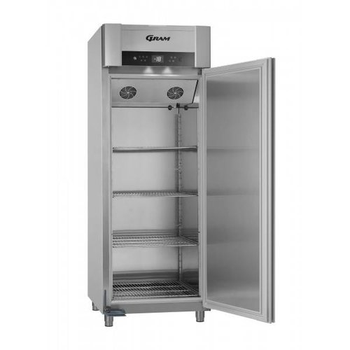  Gram Gram Vario Silver freezer single door | 2/1 GN | 614 litres 