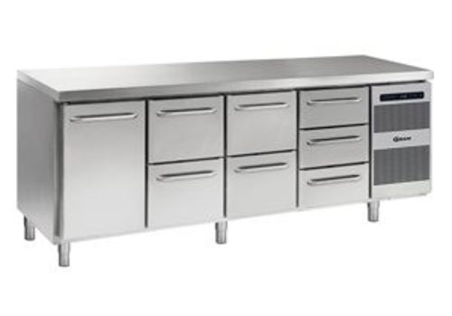  Gram Refrigerated workbench 7 drawers and 1 door | 668 liters 
